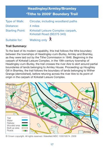 Headingley / Bramley / Armley - Tracks in Time, the Leeds Tithe Map ...