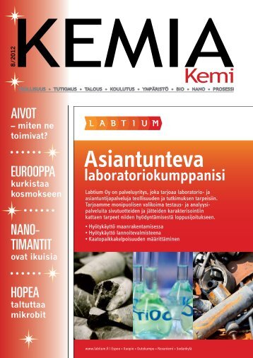 Asiantunteva - Kemia-lehti