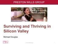 Surviving and Thriving in Silicon Valley