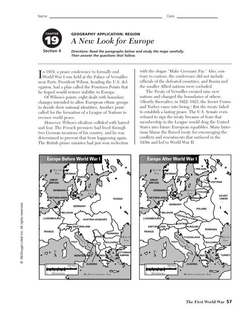 A New Look for Europe - mlynde
