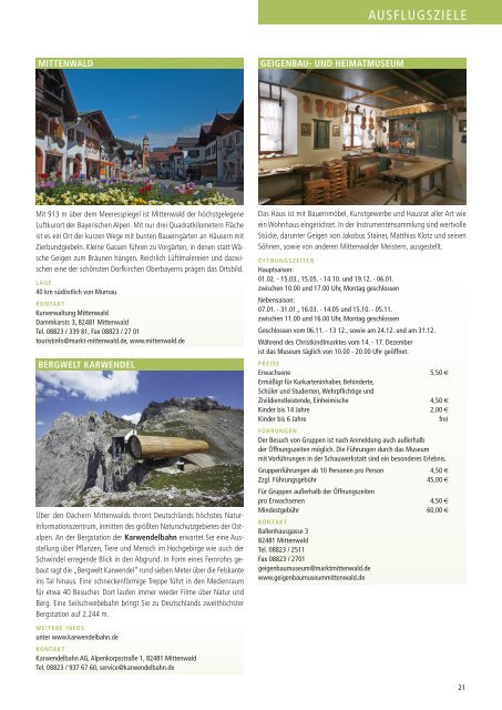 Sales Guide Murnau und Das Blaue Land