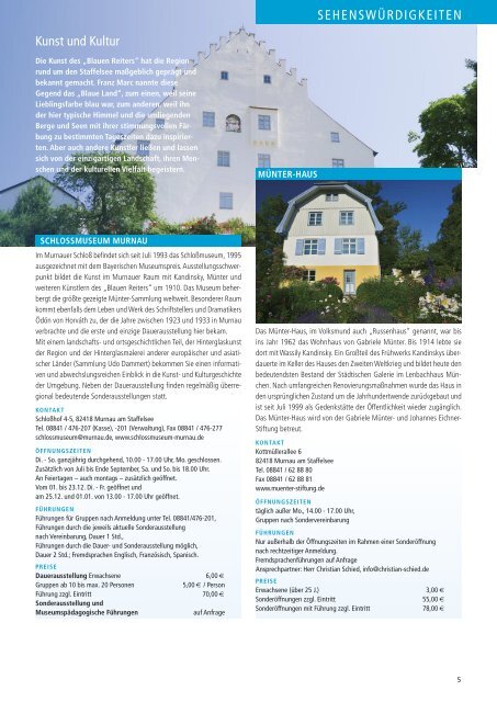 Sales Guide Murnau und Das Blaue Land