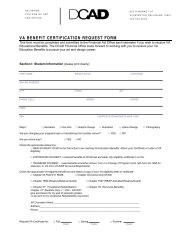 Enrollment Agreement Form - Delaware College of Art and Design