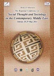 Iranian Sociology and the Selective Translation of Theories of ...