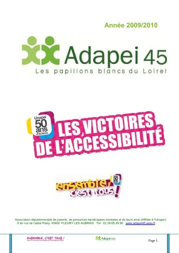 AnnÃ©e 2009/2010 - Adapei