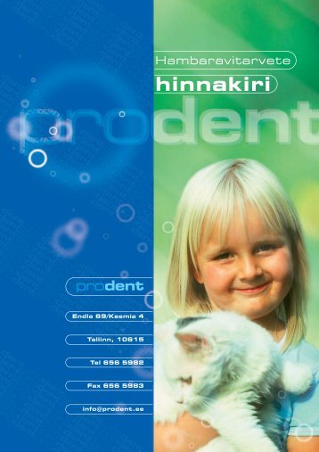 Copy of ProDent Hinnakiri 2010 - medinfo.ee