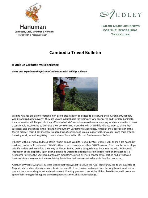 Cambodia Travel Bulletin - Hanuman