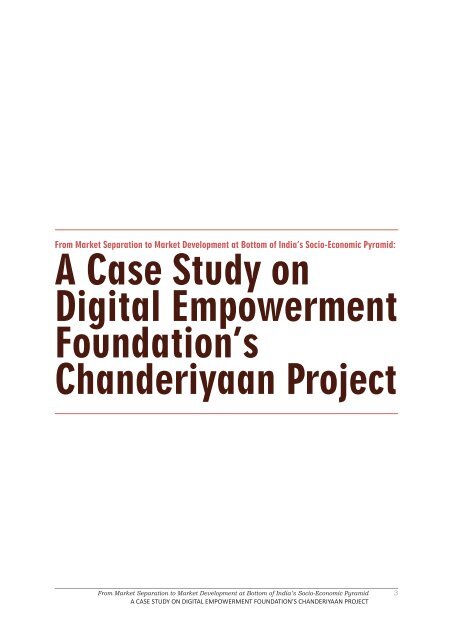 Download full report - Digital Empowerment Foundation