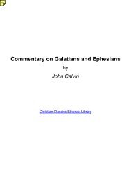 Commentary on Galatians and Ephesians - DotRose.com