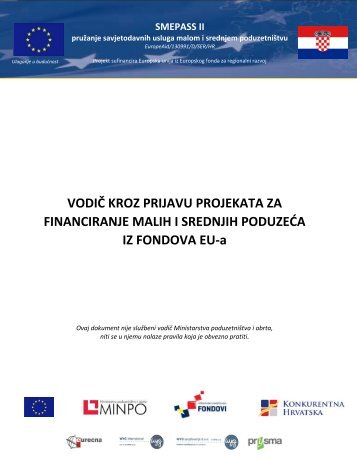 Vodič kroz EU strukturne fondove za male i srednje poduzetnike