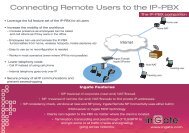 Connecting Remote Users to the IP-PBX - Ingate