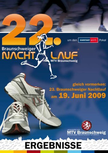 am 19. Juni 2009 - Braunschweiger Nachtlauf