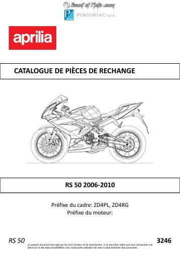 RS 50 2006-2010 - Scoot et Moto