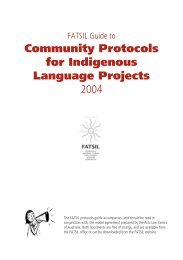 Guide to Community Protocols for Indigenous ... - First Peoples