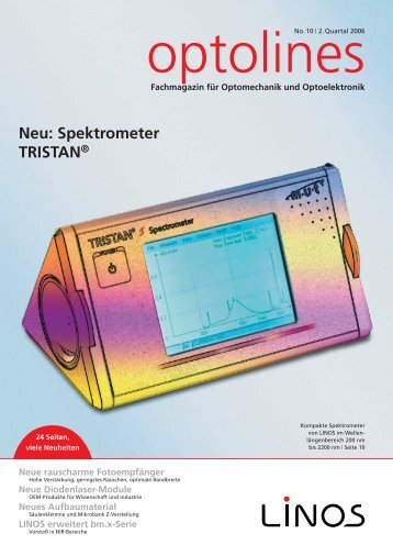 Neu: Spektrometer TRISTAN®