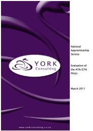 Evaluation of the ATA/GTA Pilots - York Consulting