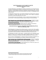1 SELECT BIBLIOGRAPHY ON SETTLEMENT OF DISPUTES ...