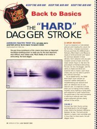 The Hard Dagger Stroke Pt I - Createx Colors