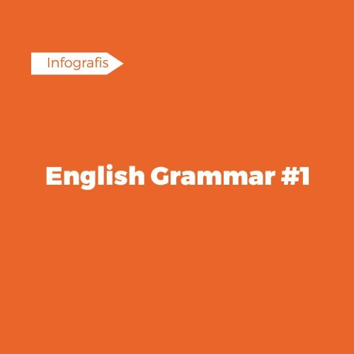 English Grammar #1