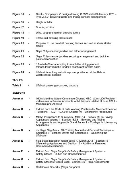 SECTION 4 - Marine Accident Investigation Branch