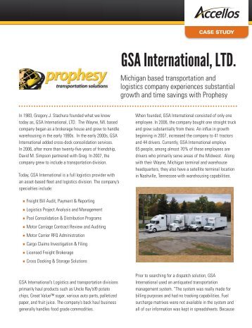 View as a .pdf document - Prophesy Trucking Software