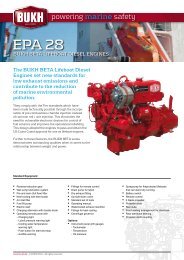 BUKH BETA LIFEBOAT DIESEL ENGINES EPA 28 Dimensions