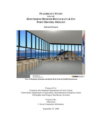 feasibility study hawthorne redfish restaurant & inn port ... - John Irwin