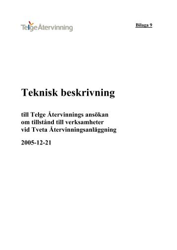 Teknisk beskrivning