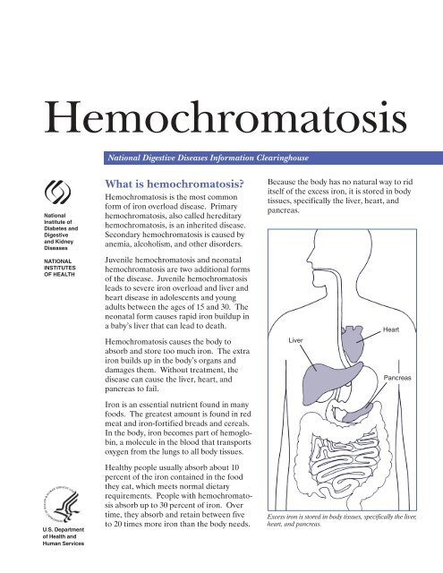 hemochromatosis treatment