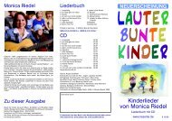 Kinderlieder von Monica Riedel