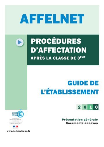 33AFFELNET guide 2010 15 04.pdf - Onisep