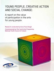 Young PeoPle, Creative aCtion and SoCial Change: - Youth Arts ...