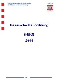 Hessische Bauordnung (HBO) 2011