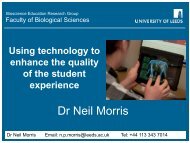 The session PowerPoint presentation - University of Leeds