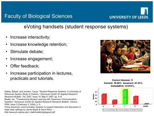 The session PowerPoint presentation - University of Leeds