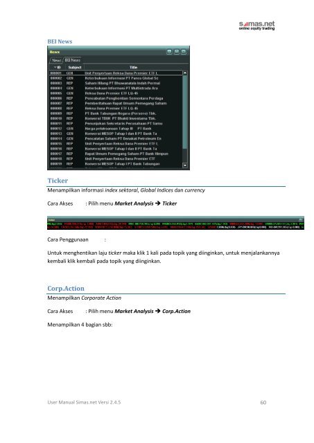 User Manual Simas.net - Sinarmas Sekuritas, PT.