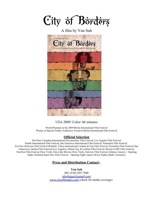 A film by Yun Suh - City of Borders