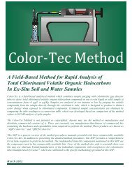 Color-Tec Method - State Coalition for Remediation of Drycleaners