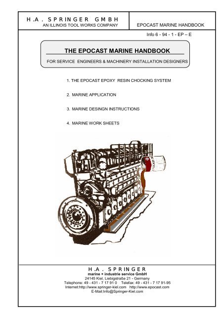 the epocast marine handbook - HA SPRINGER - marine + industrie ...