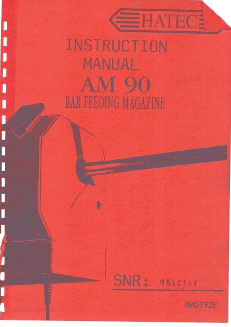 Model AM-90 - HH Roberts Machinery
