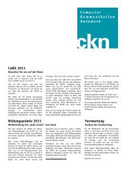 Newsletter Februar 2011.pub - ckn Computer