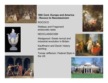 18th Cent. Europe and America - Rococo to Neoclassicism - pwad2