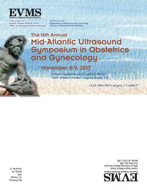 16th Annual Mid-Atlantic Ultrasound Symposium - Eastern Virginia ...