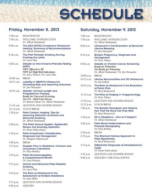 16th Annual Mid-Atlantic Ultrasound Symposium - Eastern Virginia ...
