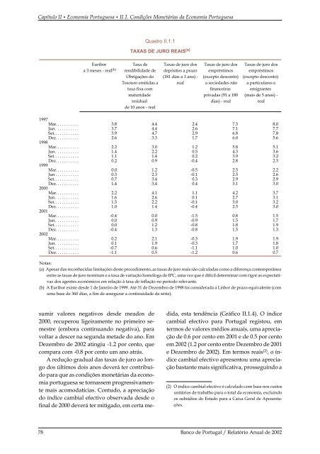 RelatÃ³rio Anual - 2002 - Banco de Portugal