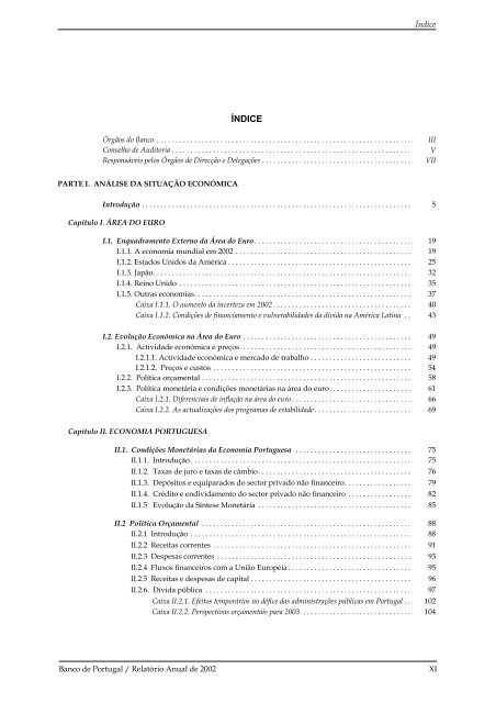 RelatÃ³rio Anual - 2002 - Banco de Portugal