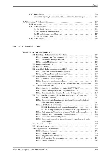 RelatÃ³rio Anual - 2002 - Banco de Portugal