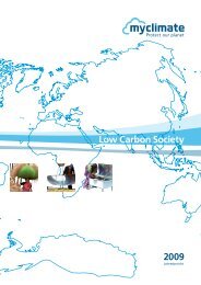 Klimaschutzprojekte - MyClimate