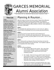 Alumni Association - Garces Memorial High School