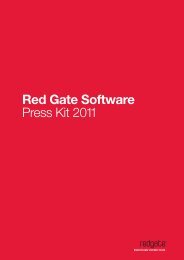 Red Gate Software Press Kit 2011